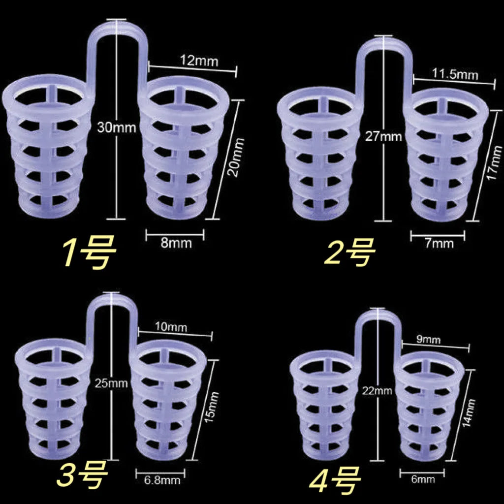 Blue Silicone Anti Snoring Devices | Nasal Dilators for Better Sleep