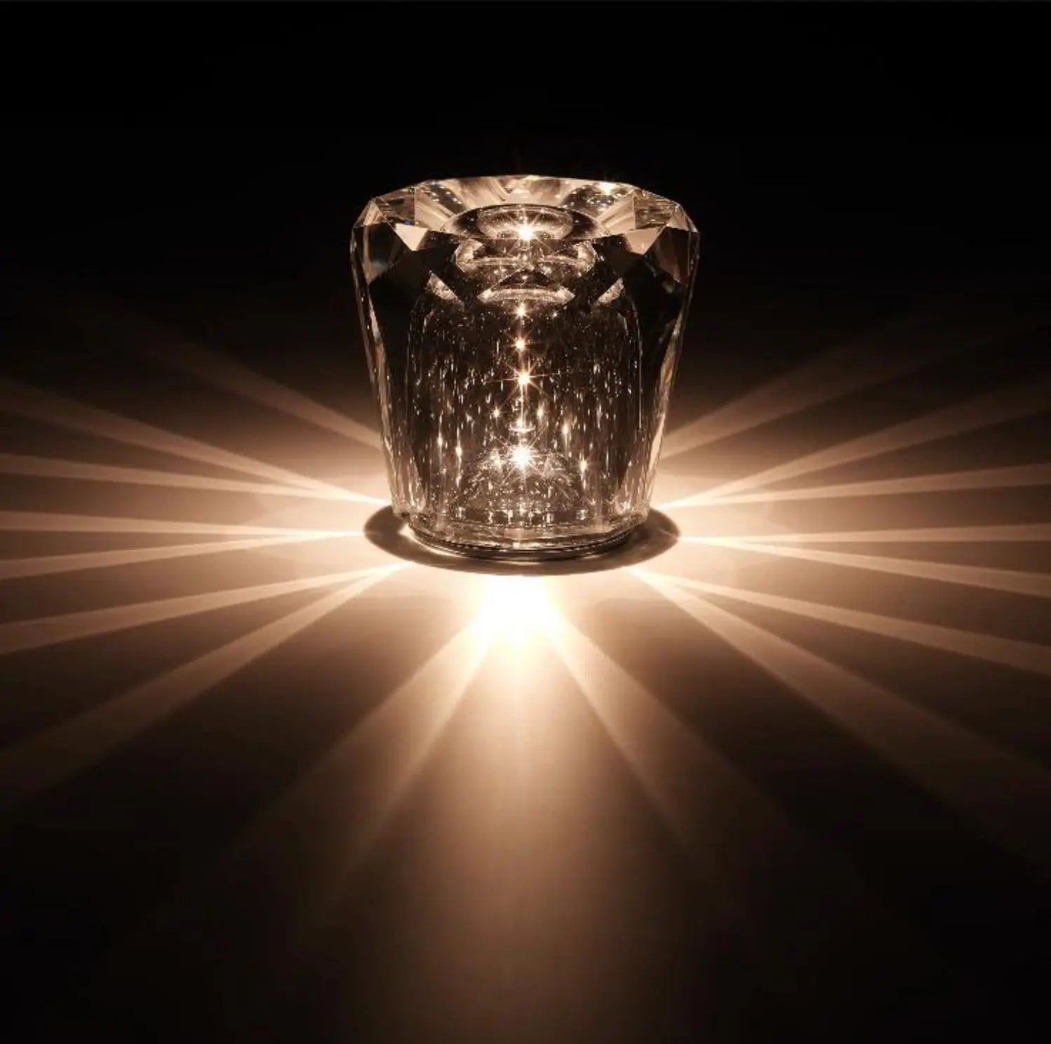 DecorBites™ Crystal Diamond Night Light | Rechargeable LED Table Lamp