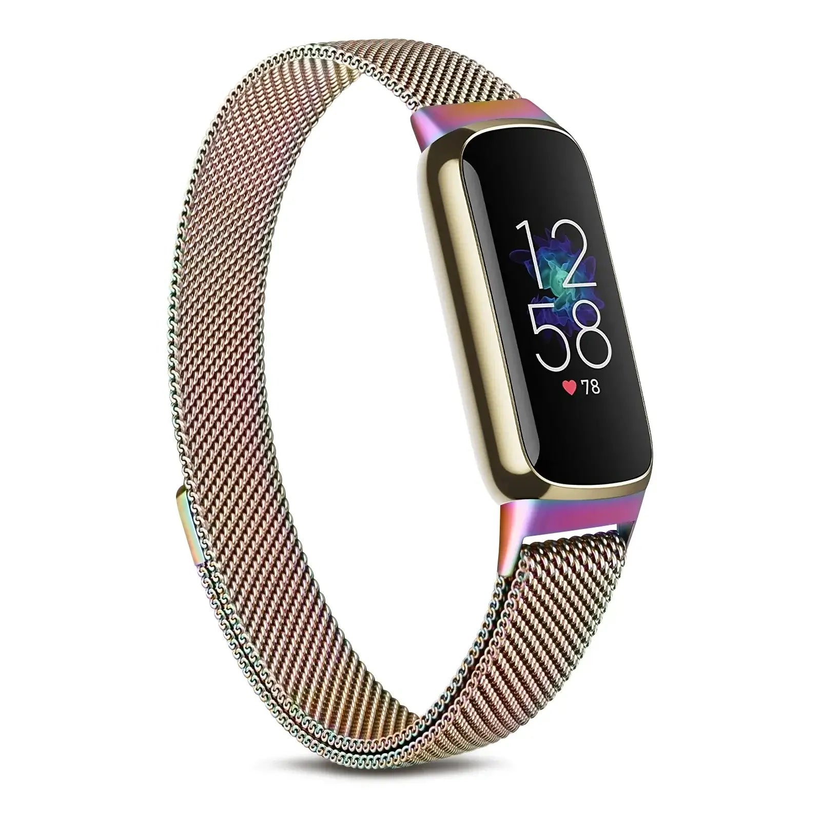 Fitbit Luxe Steel Magnetic Band - Elegant Mesh Design