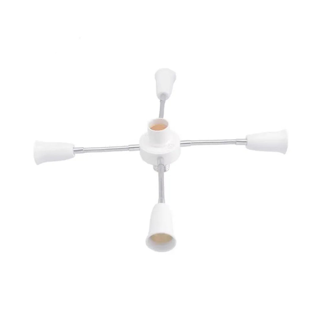 DecorBites™ E27 Socket Splitter: Adjustable Multi-Light Bulb Adapter