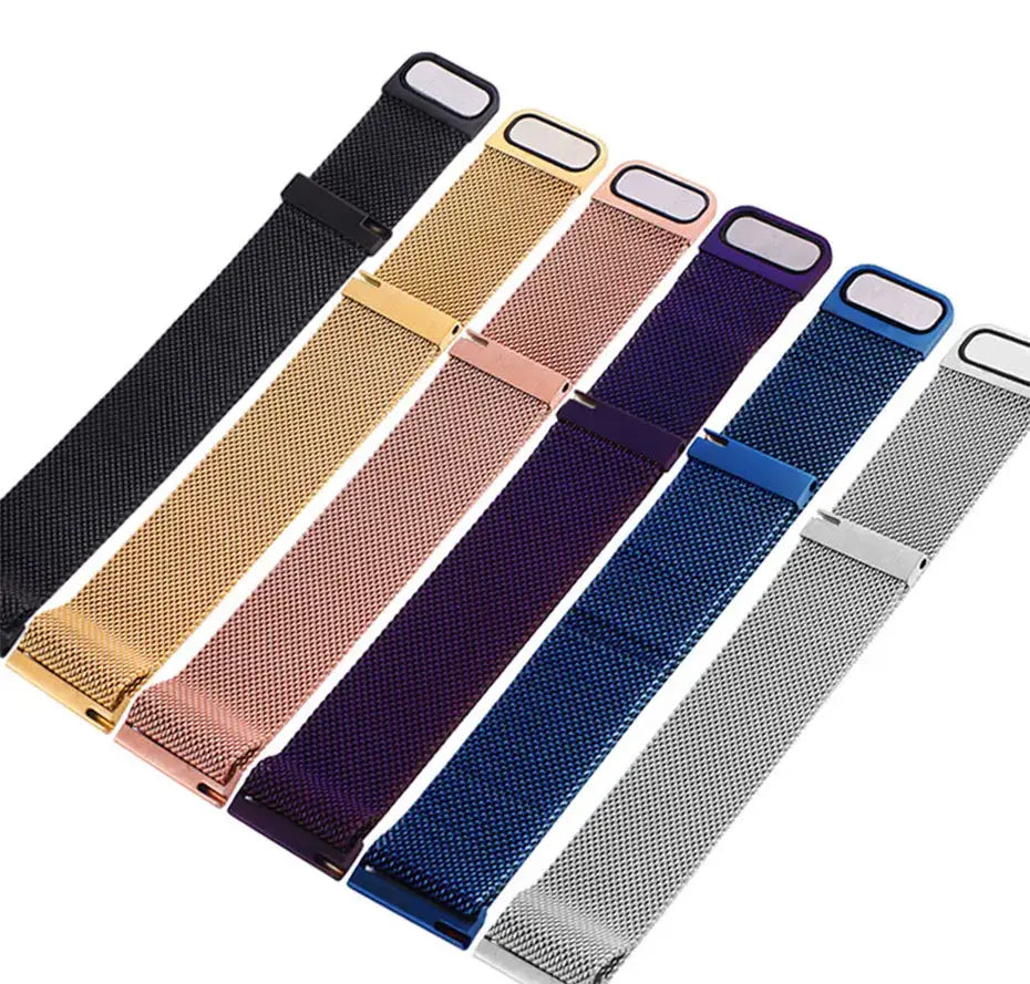 Huawei Stainless Steel Mesh Band - Elegant Magnetic Closure