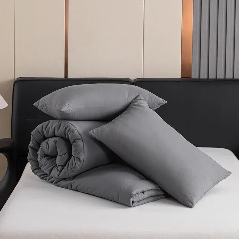 DecorBites™ Cozy Spring Queen Duvet Set - Soft & Breathable Quilted Comforter & Pillowcase