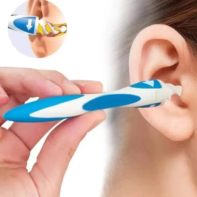Ear Wax Remover Tool – Soft Silicone Ear Cleaner with 16 Replacement Tips