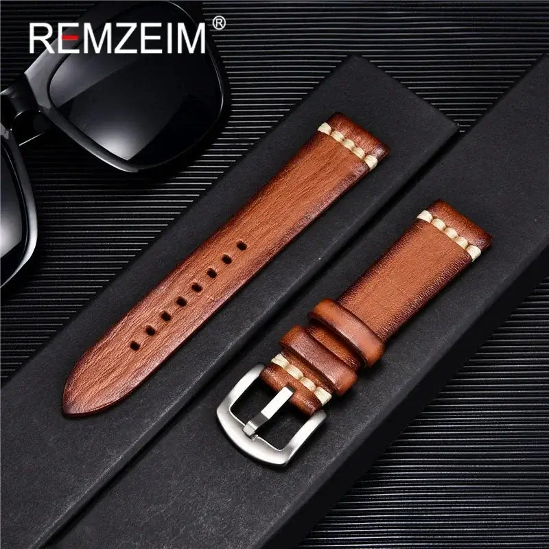 Ticwatch Leather Band - Premium, Elegant, Classic Design