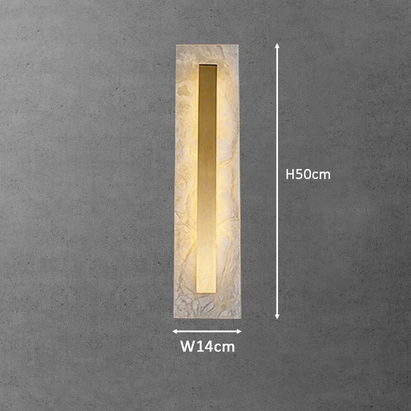 DecorBites™ Gold Marble Living Room LED Wall Lamp