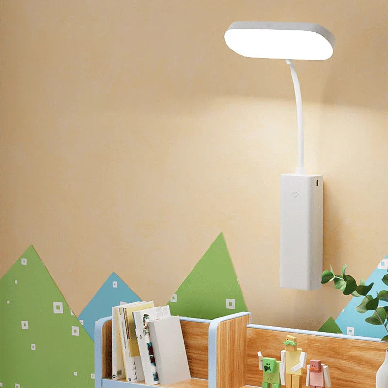 DecorBites™ Dimmable LED Desk Lamp | Rechargeable Touch Night Light | Eye-Care Foldable Table Lamp