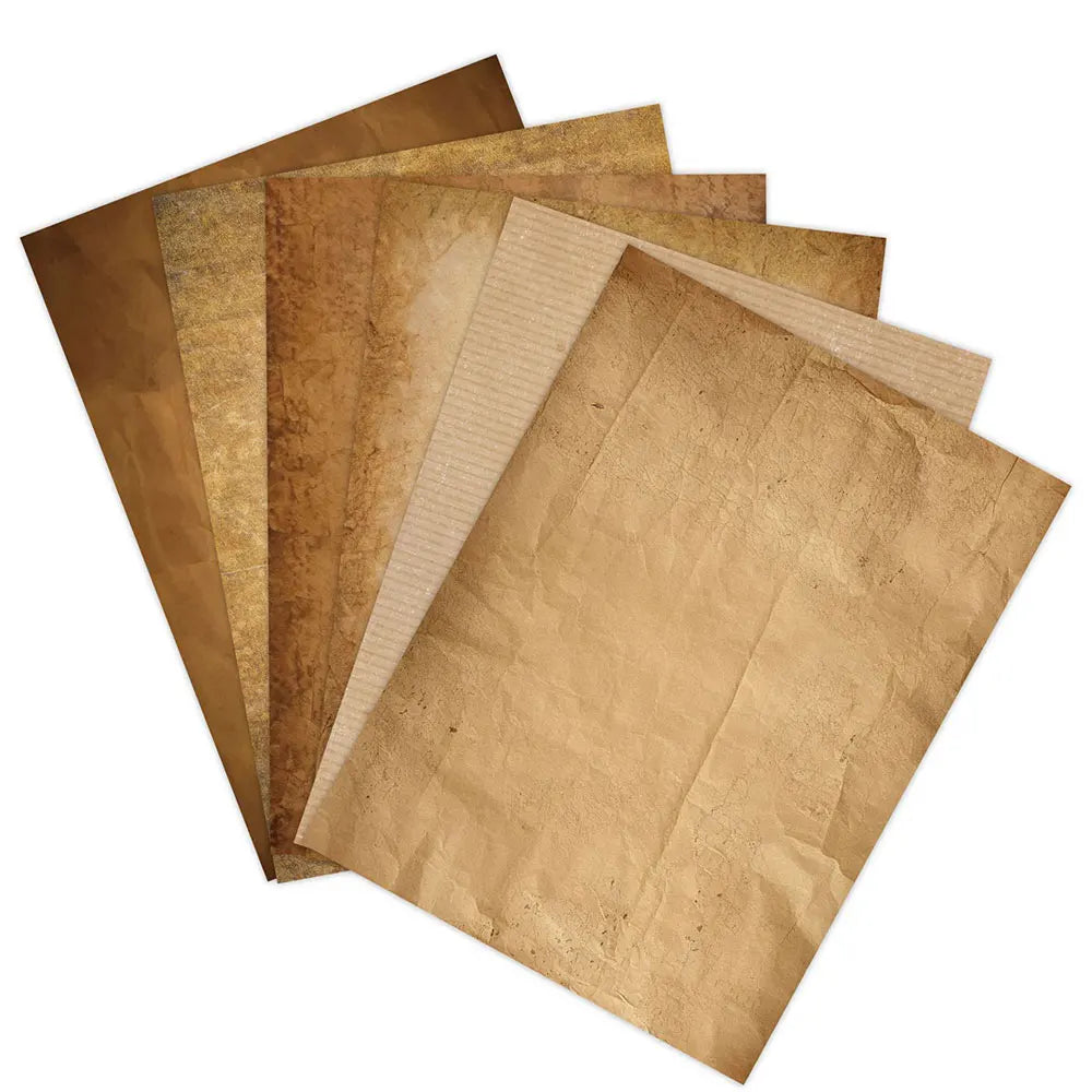 48 Sheets Vintage Scrapbook Paper Set | A4 Retro Junk Journal Collage Supplies