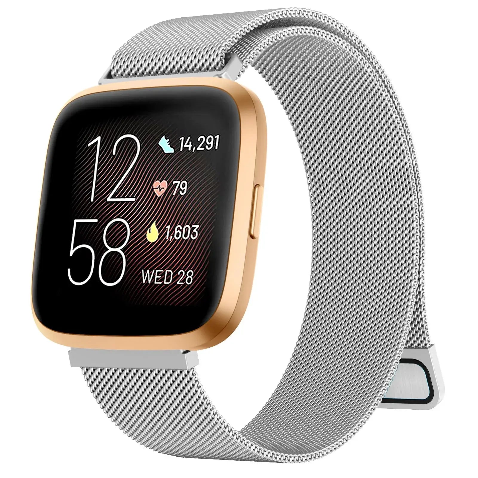 Fitbit Versa & Sense Metal Band - Premium Steel Strap