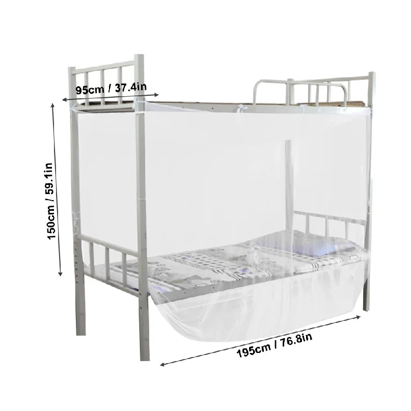 Queen Size Mosquito Net for Bed | 4 Corner Post Canopy Netting