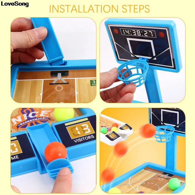 Mini Basketball Shooting Game | Desktop Sports Toy for Kids