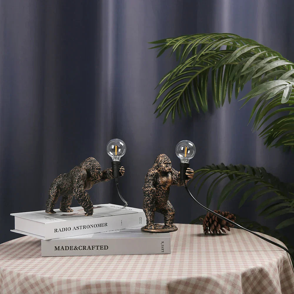 DecorBites™ King Kong Gorilla Table Lamp: Explosive Night Light for Bedroom