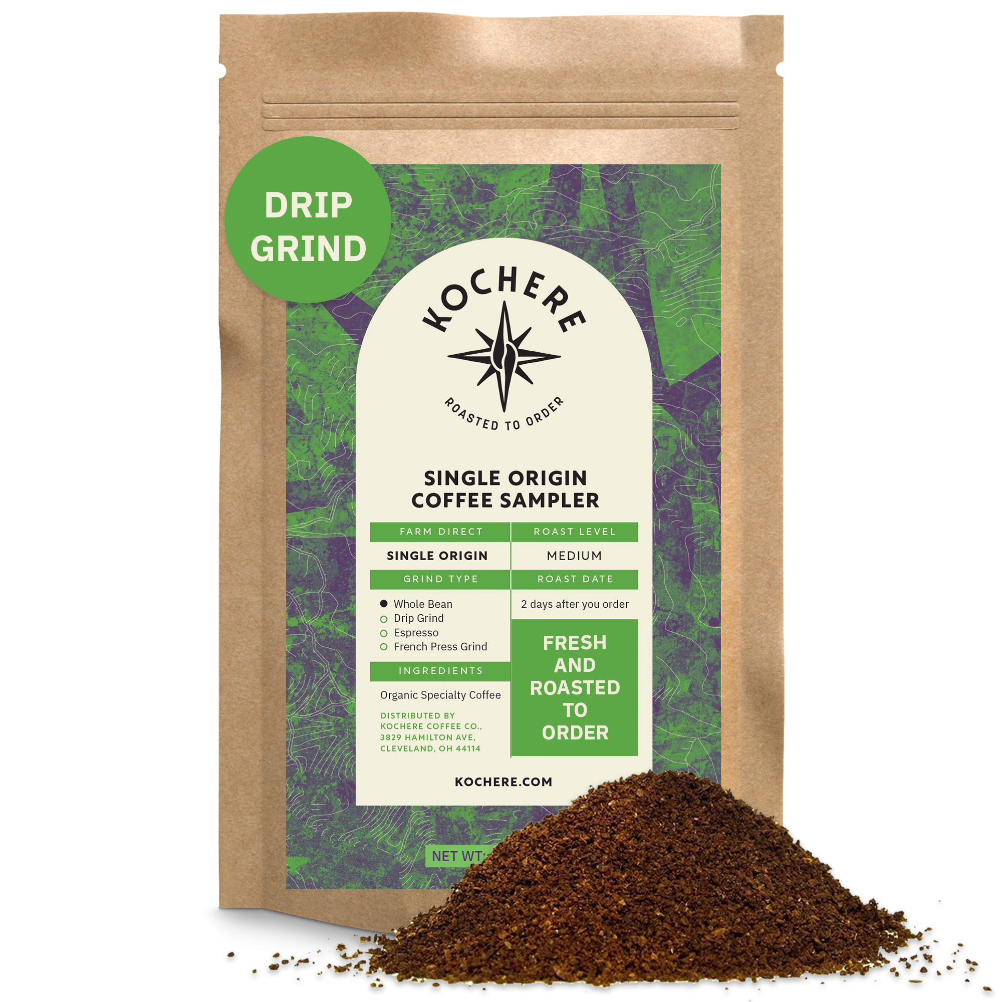 Kochere Coffee Single Origin Coffee Sampler - Roaster's Choice Tasting Kit