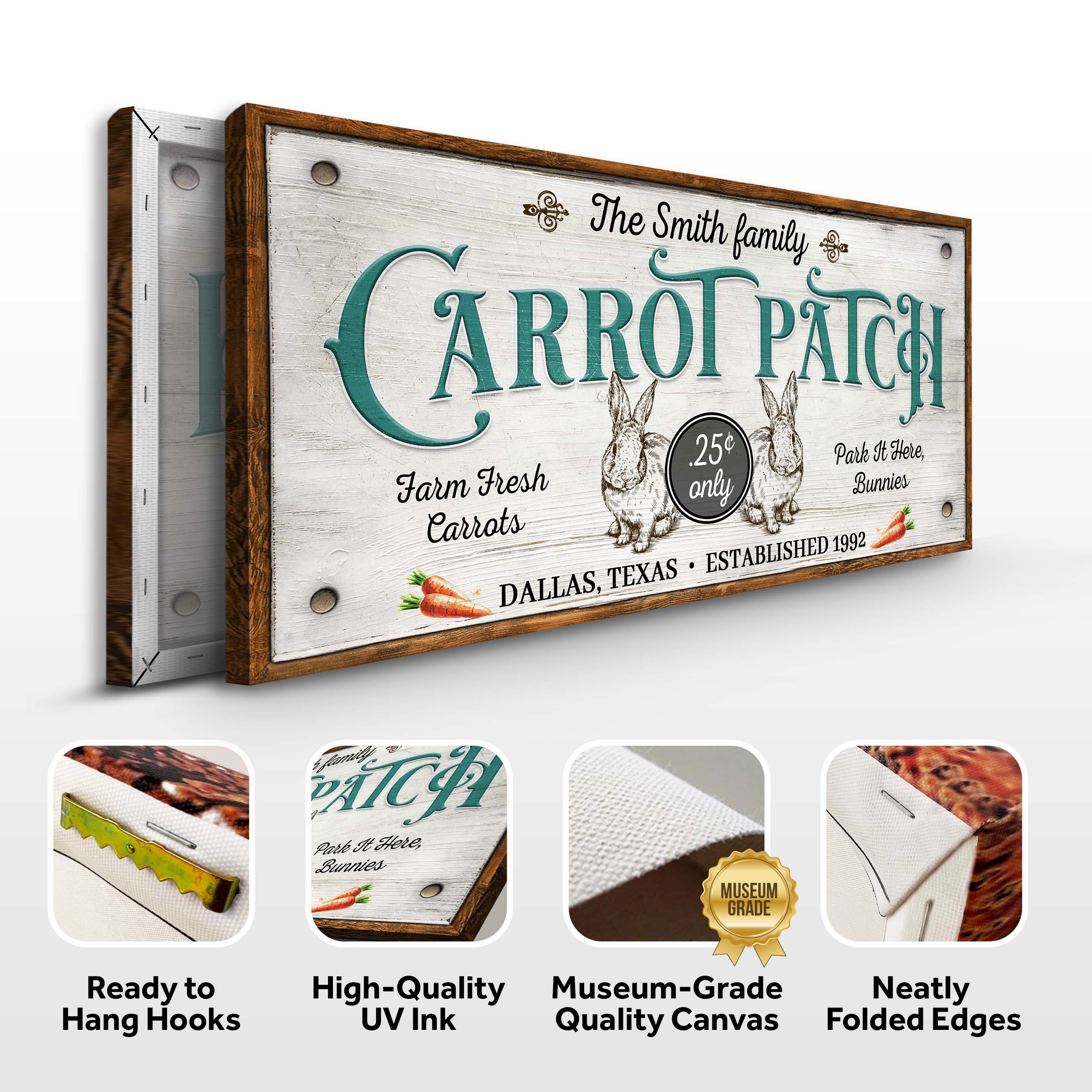 Farm Fresh Carrot Patch Sign II