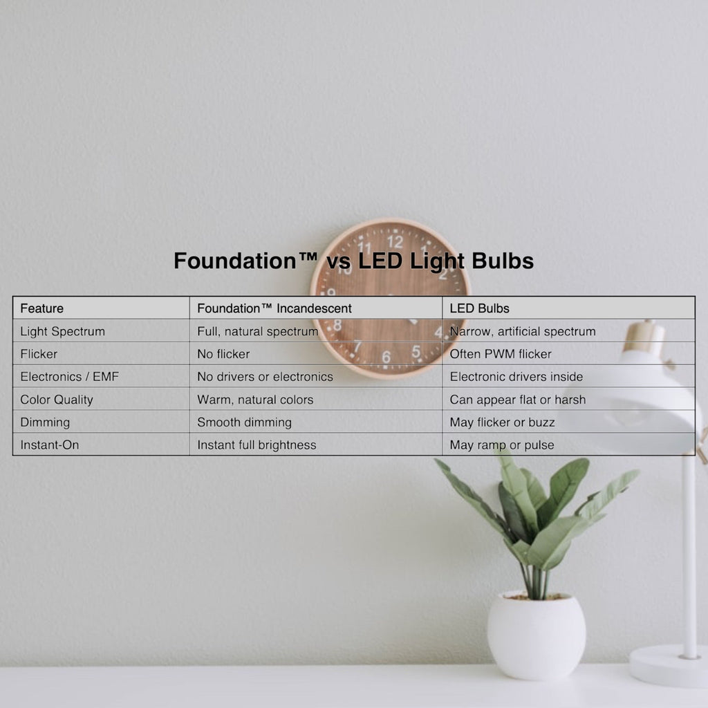 Foundation™ 40-Watt Incandescent Dimmable Light Bulb - 2700K Soft White, E12 Candelabra Base, Globe - 6-Pack