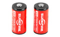 Surefire Battery |  CR123A Lithium |  2 Pack |  Red