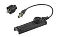 Surefire Replacement Rear Cap Assembly |  Fits M6XX Scoutlight Series |  Includes SR07 Rail Mount Tape Switch |  Black Finish