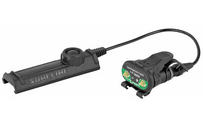 Surefire Remote Dual Switch for Weaponlights |  7" Cable |  Fits X-Series |  Momentary-On Pressure Pad and Constant-On Press Switch |  Black