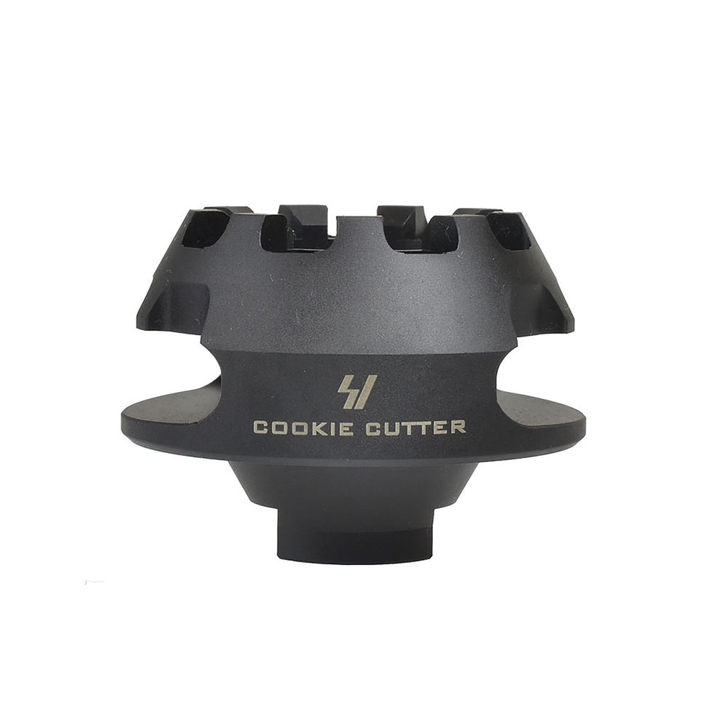 Cookie Cutter Muzzle Brake | Single Chamber Design to Eliminate Recoil Force | For AR/ AK pistols