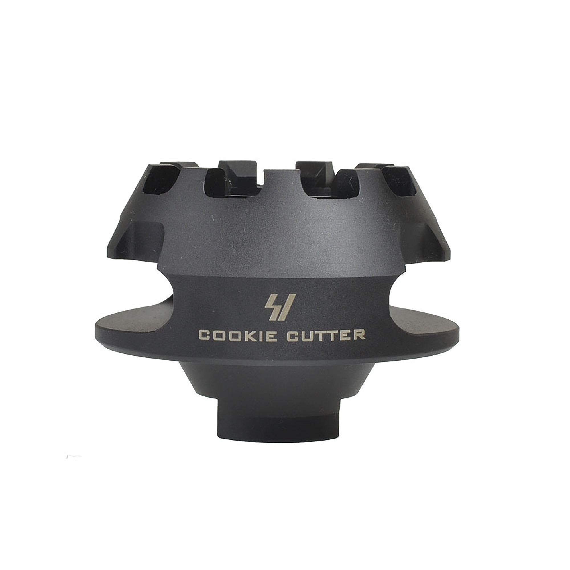 Cookie Cutter Muzzle Brake | Single Chamber Design to Eliminate Recoil Force | For AR/ AK pistols