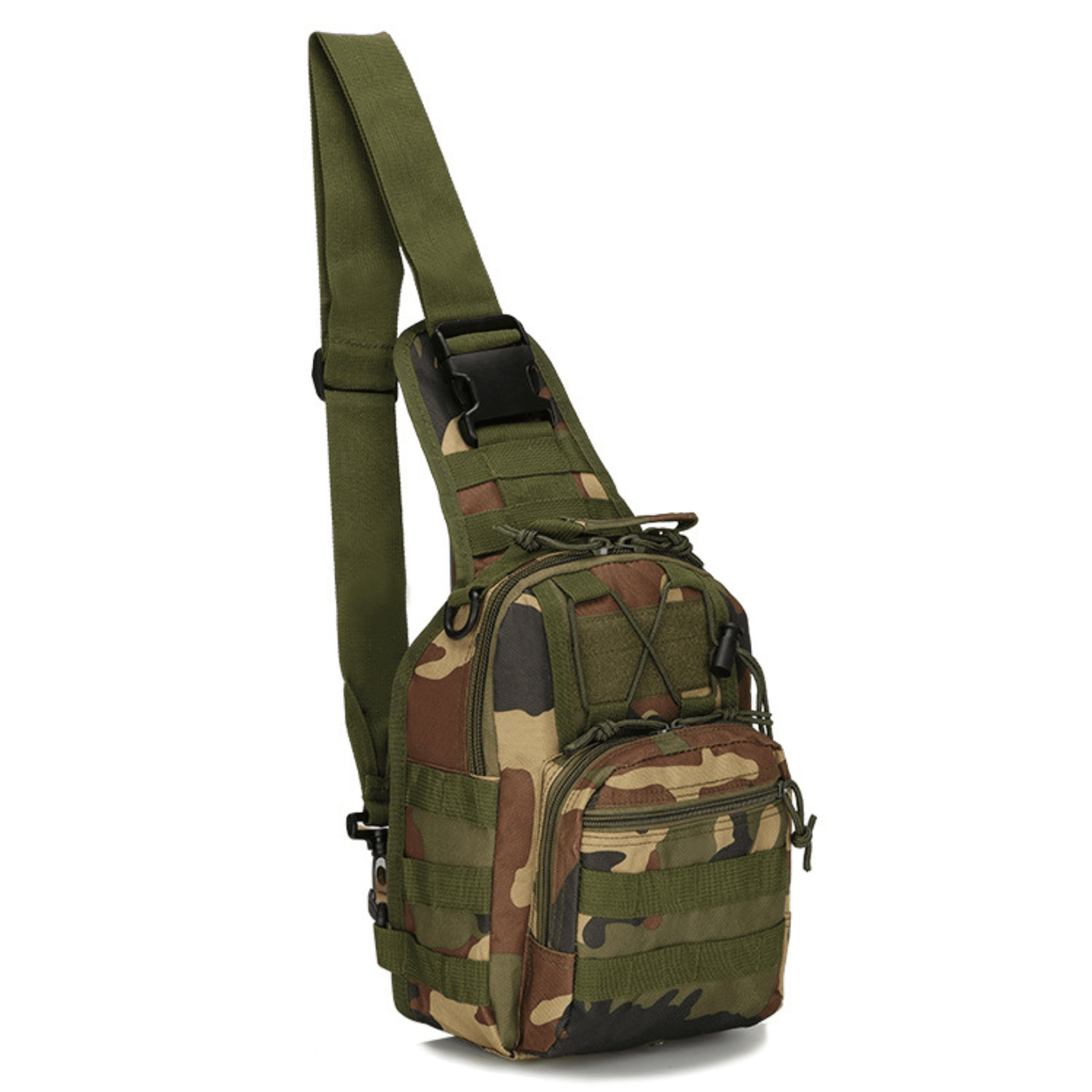 JupiterGear Tactical Military Sling Backpack Shoulder Bag Molle Outdoor Daypack Backpack with Adjustable Strap