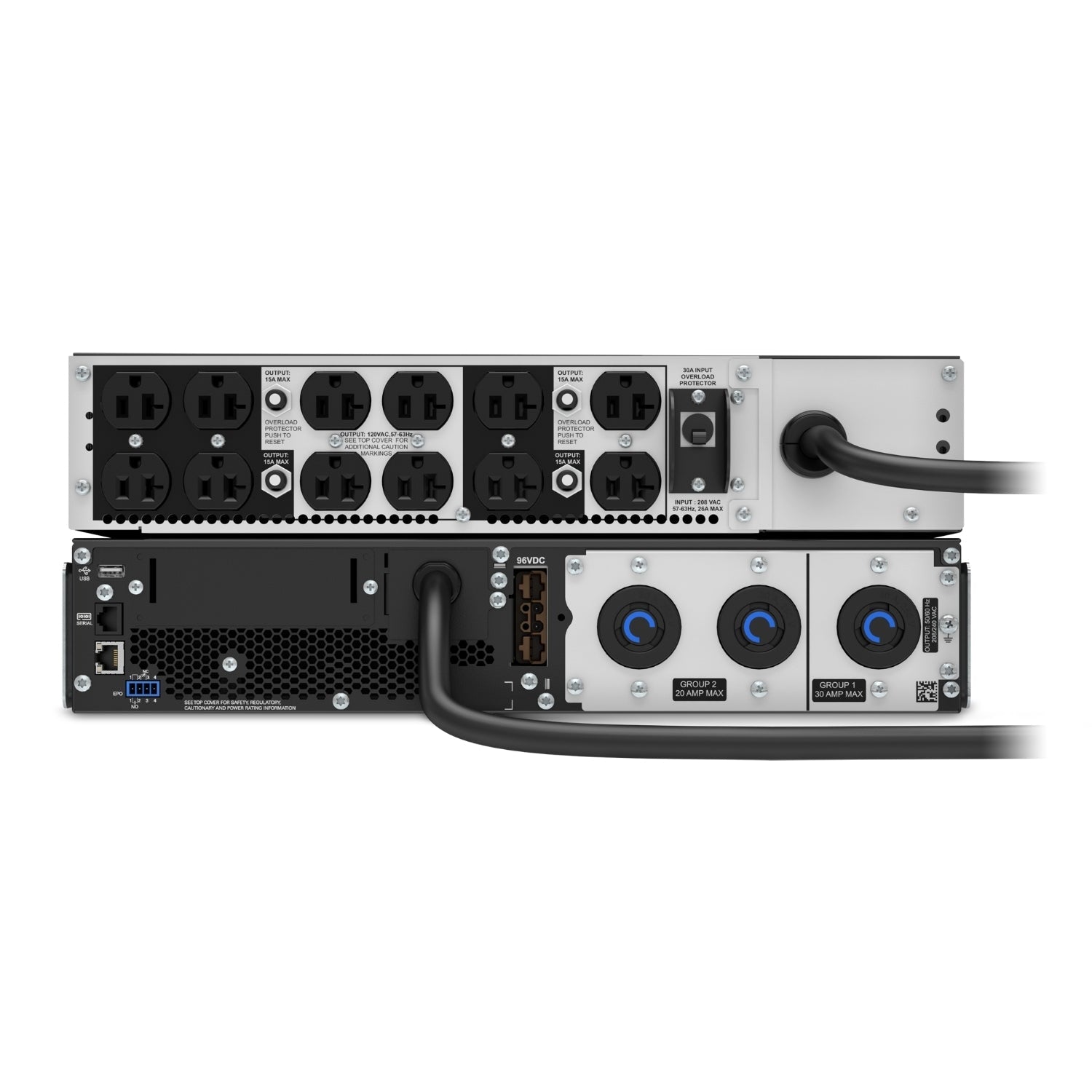 APC Smart-UPS 3000VA Rack/Tower Converter 208V to 120V Power System SRT3000RMXLT-5KTF