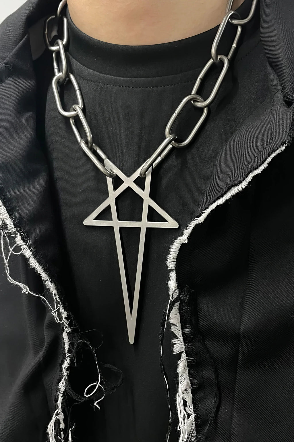 Metal Street Style Necklace Set