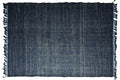 Timbergirl Textured Indigo 100% Jute Handmade Rug