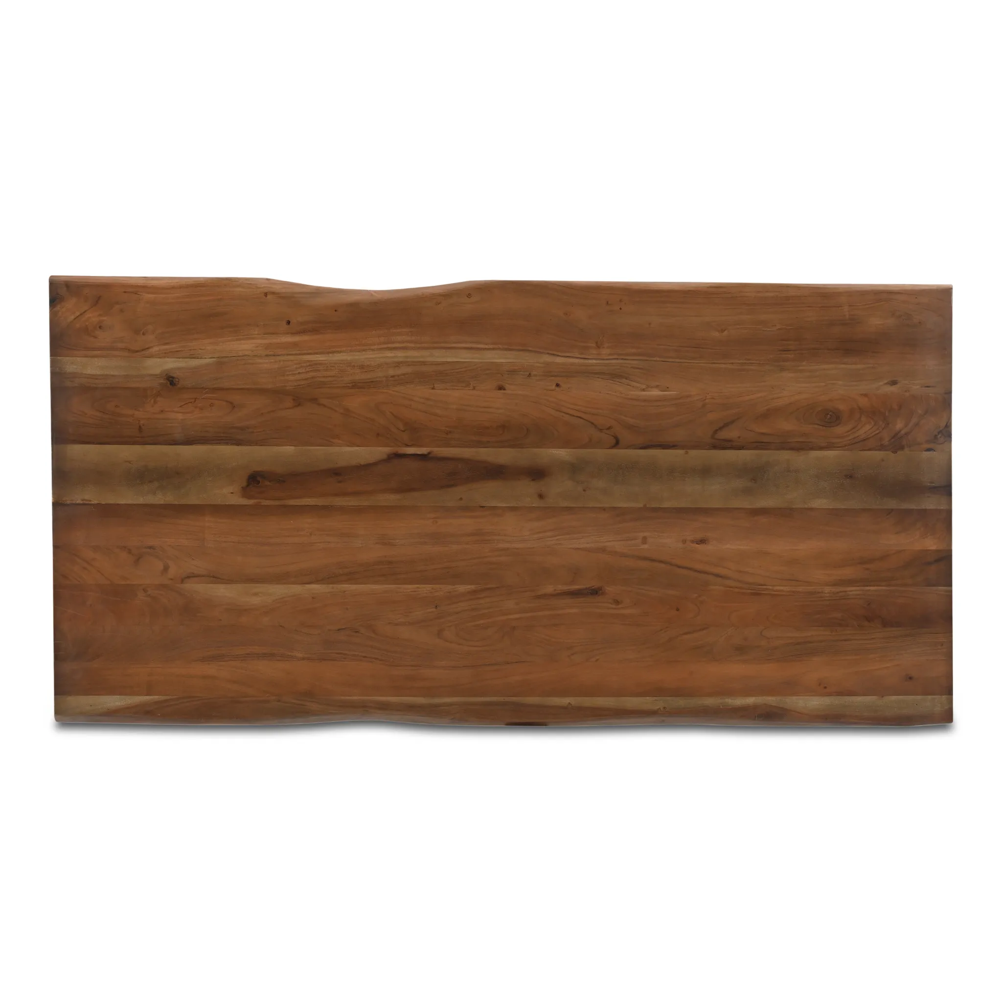 Timbergirl Acacia Live Edge Dining Table Black Legs