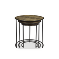 Nedir Iron Nesting Table Black