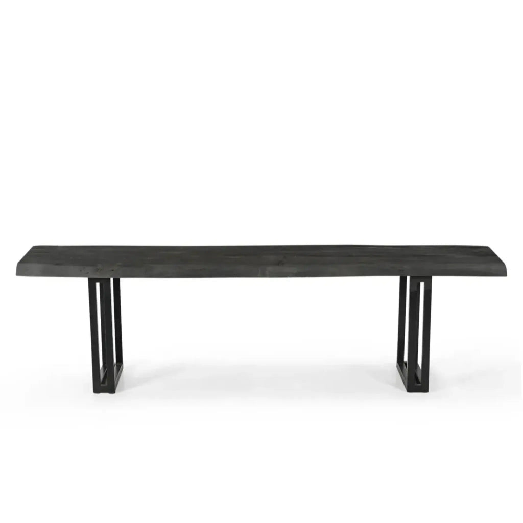 Sparrow Solid Wood Dining Bench - Gray