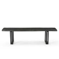 Sparrow Solid Wood Dining Bench - Gray