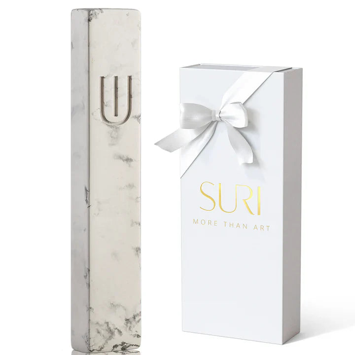 Contemporary Concrete Mezuzah for Modern Entryways – Timeless Collection