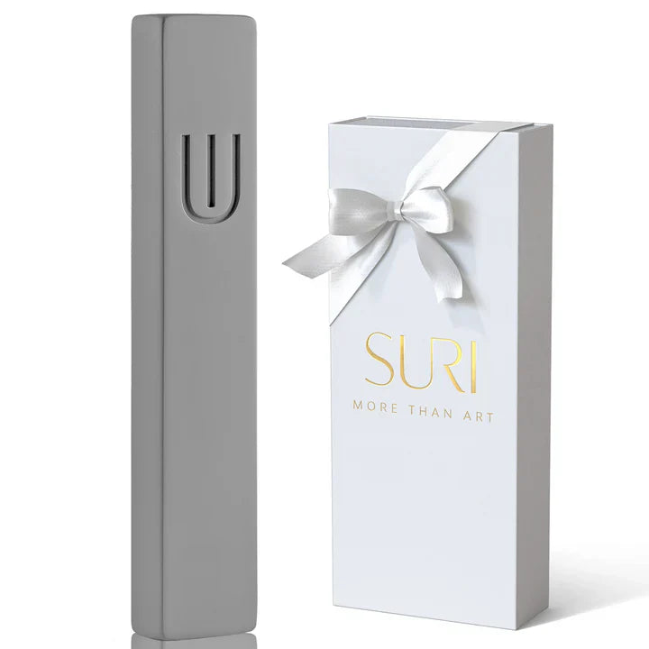 Raw Concrete Mezuzah with Sleek and Durable Finish – Timeless Collection