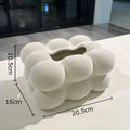 DecorBites™ Cloud Ceramic Tissue Box - White Porcelain Desk Decoration