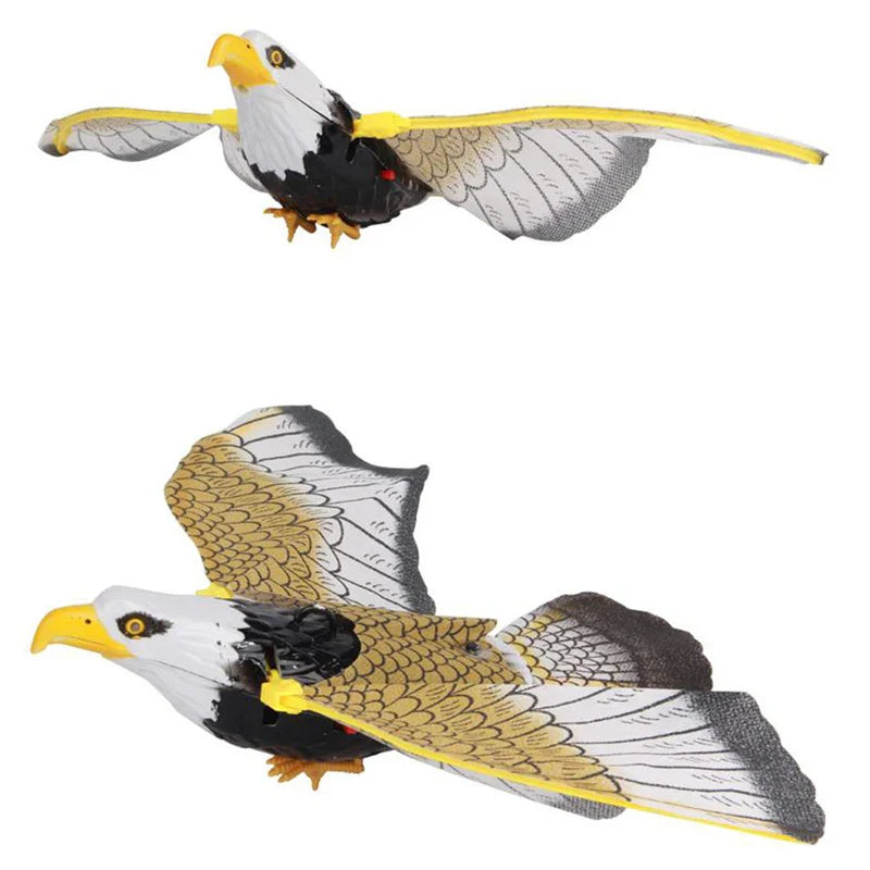 Luminous Hanging Eagle Bird Repellent with Music | Eco-Friendly Flying Bird Scarer for Garden Safety