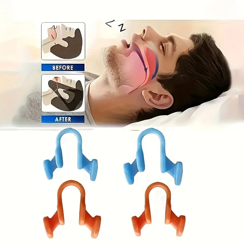 Anti-Snoring Nose Clip Device | 3-Color Sleep Aid Solution