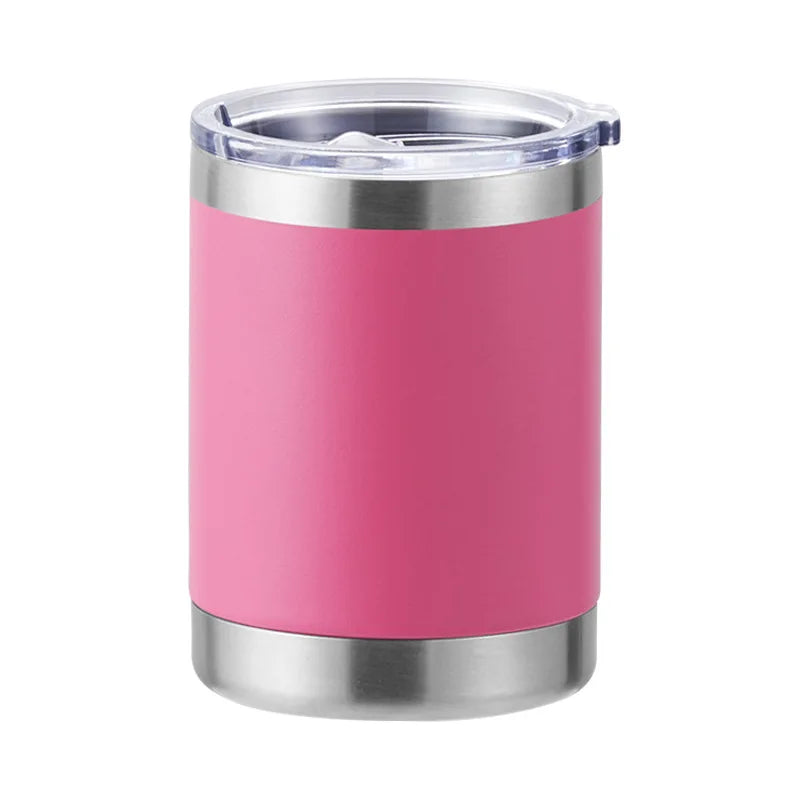Double Wall Car Coffee Mug 10oz | Insulated Stainless Steel Thermos Flask