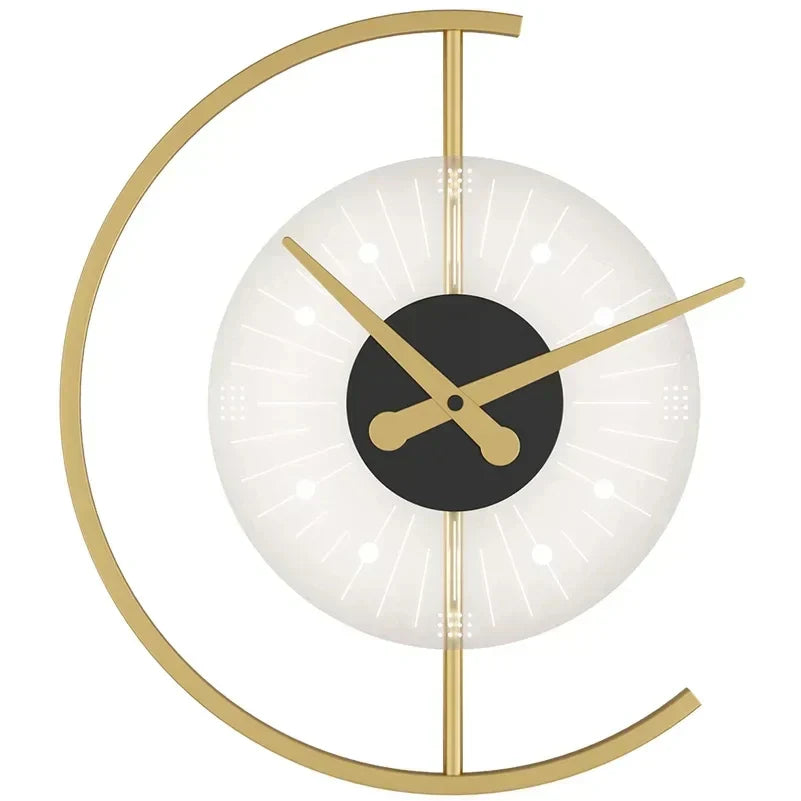 DecorBites™ LED Wall Lamp with Clock for Home Indoor Lighting