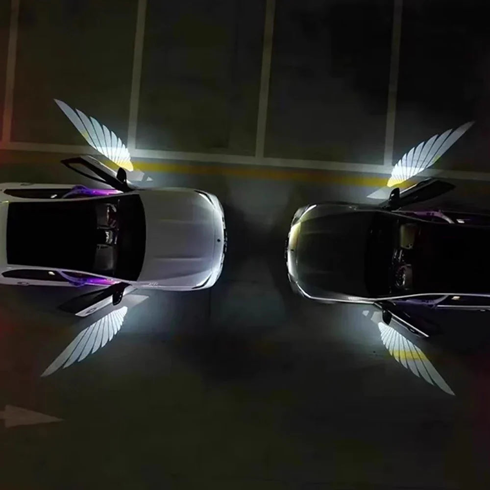 Angel Wings Door Welcome Light | Car Atmosphere LED Projector
