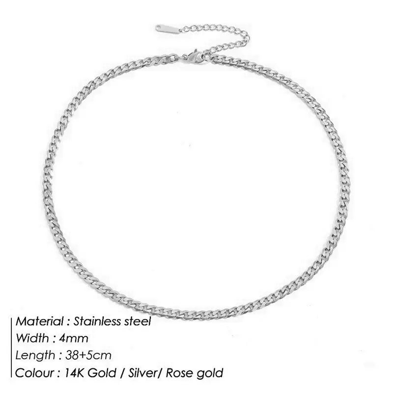Dainty Gold Layered Bead Chain Necklace | Stainless Steel Star Pendant Jewelry