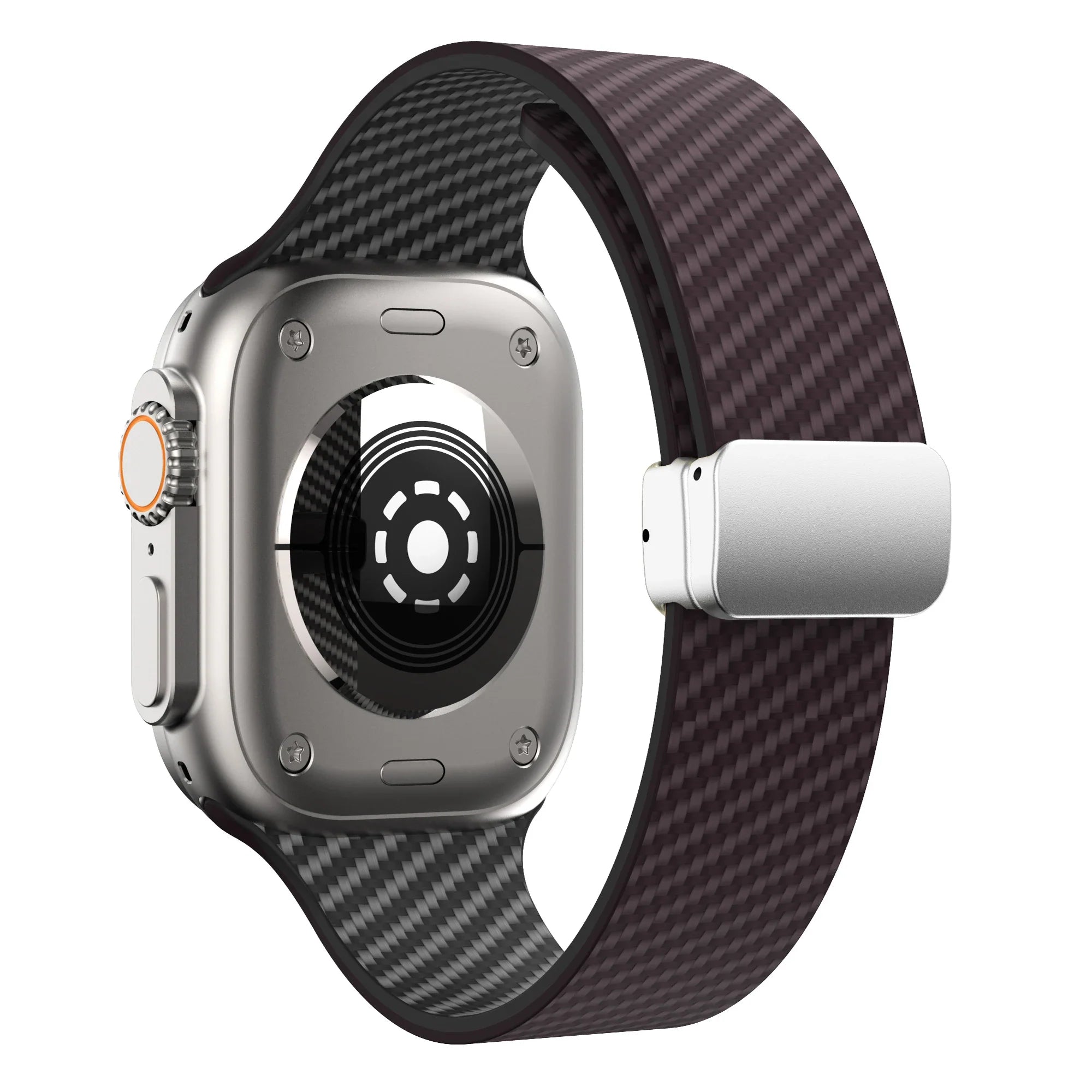 Apple Watch Silicone Strap - Magnetic Buckle, Durable Design