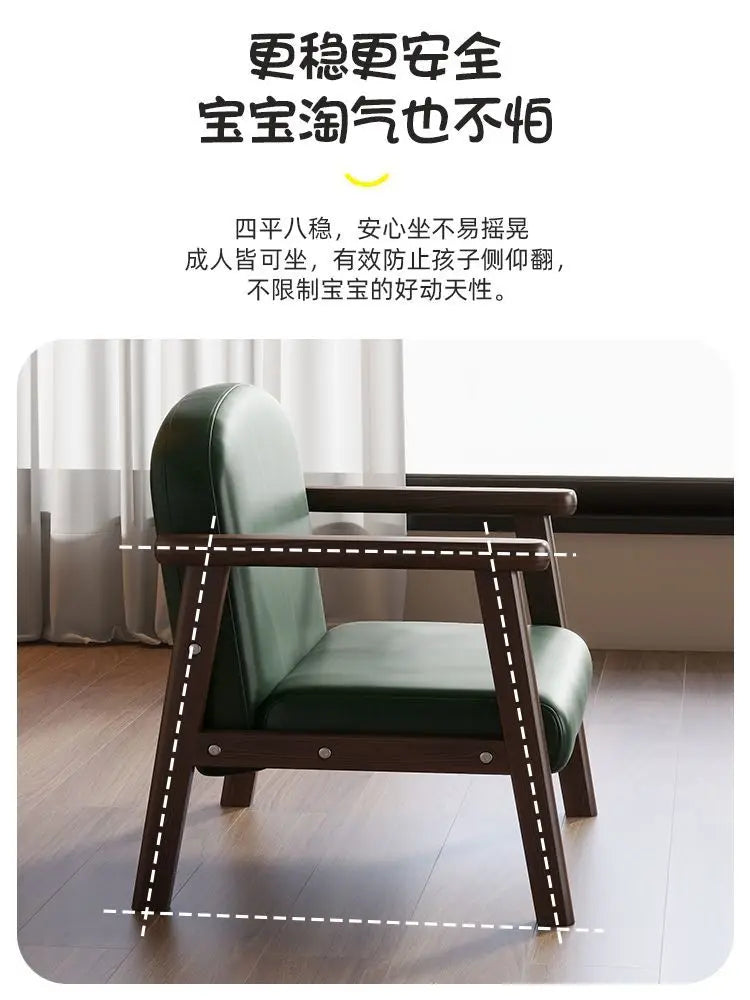 DecorBites™ Kids Wooden Chair & Table Set Vintage Design for Children's Room