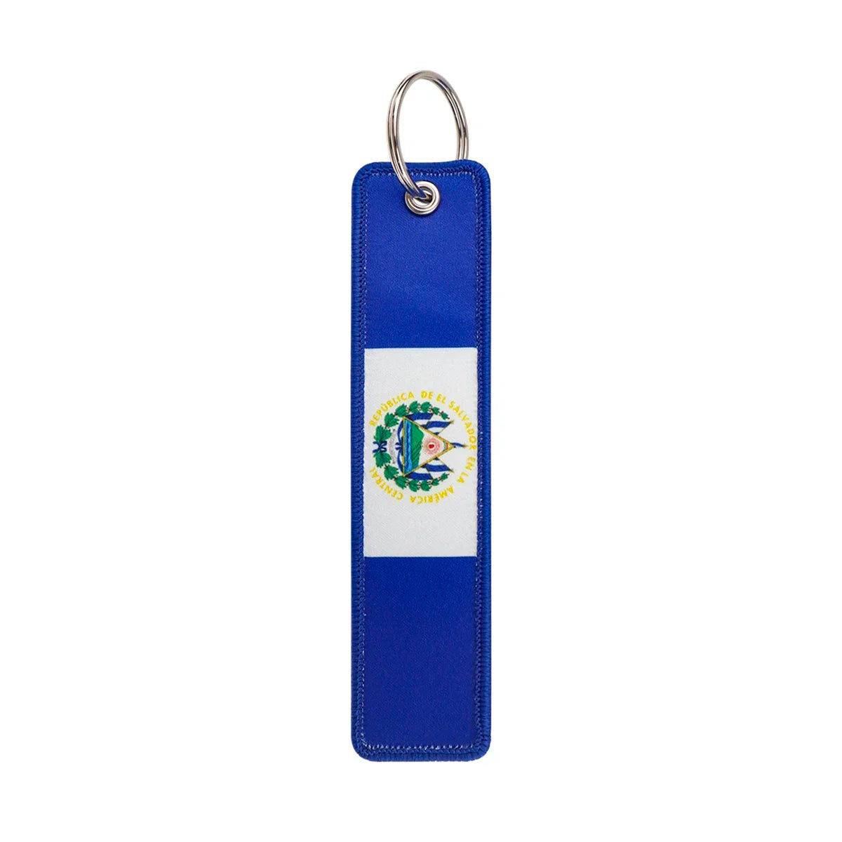 National Flags Embroidered Key Fob | Fashion Keychain Gift for Men and Women