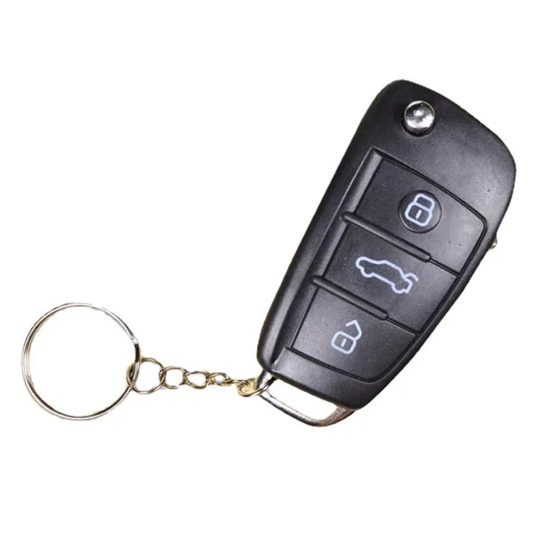 Black Electric Shock Car Key Prank Toy | Funny Trick Gag Gift for Kids and Adults