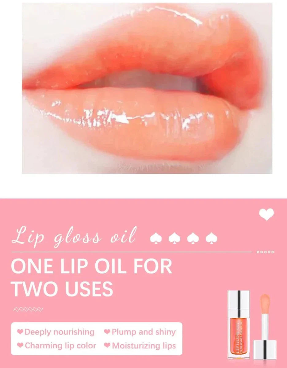 Moisturizing Lip Balm Oil - Plumping Exfoliating Lip Gloss