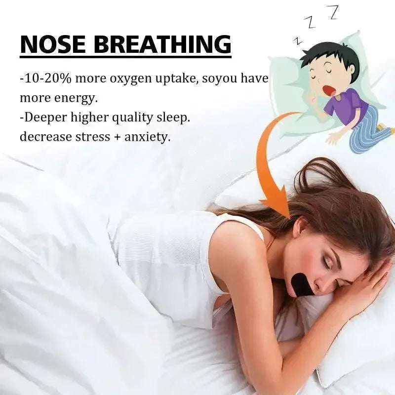Mouth Tape for Sleeping | Anti Snoring Strips for Better Sleep