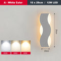 DecorBites™ LED Wave Wall Light for Indoor Corridors, Bedrooms, and Sofas