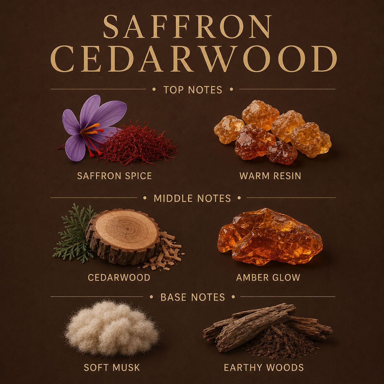 Saffron Cedarwood Whipped Soap