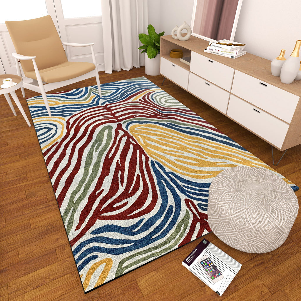 Premium Hand-Tufted Rug Made of 100% Wool  - Savanna - 6x9 Feet