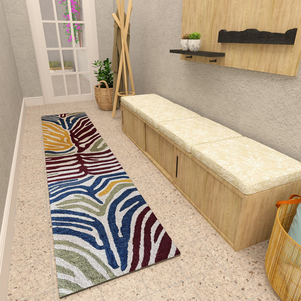 Premium Hand-Tufted Rug Made of 100% Wool  - Savanna - 2x8 Feet